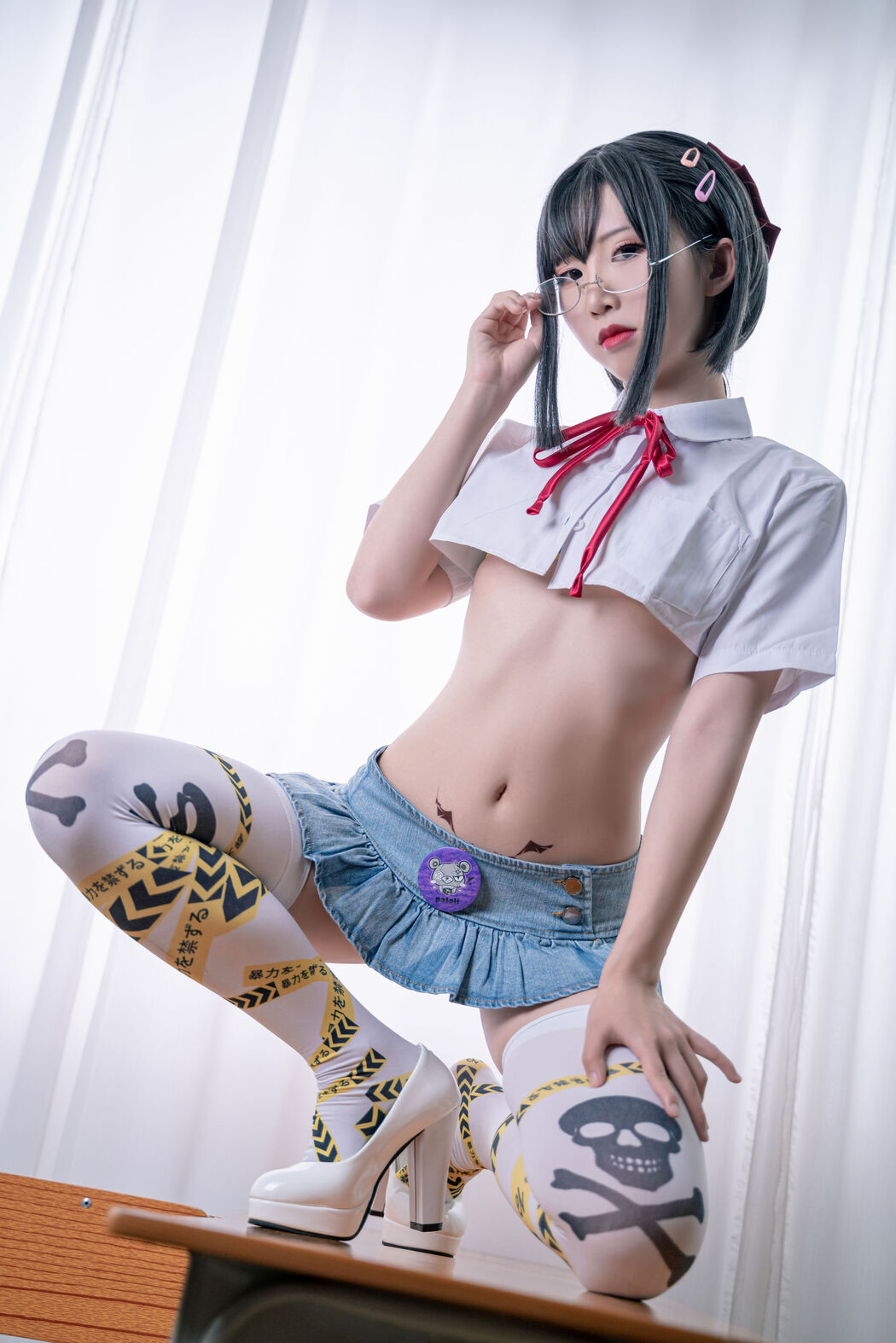 [COS Welfare] Cute and Popular Coser Noodle Fairy - Short School Uniform Tape