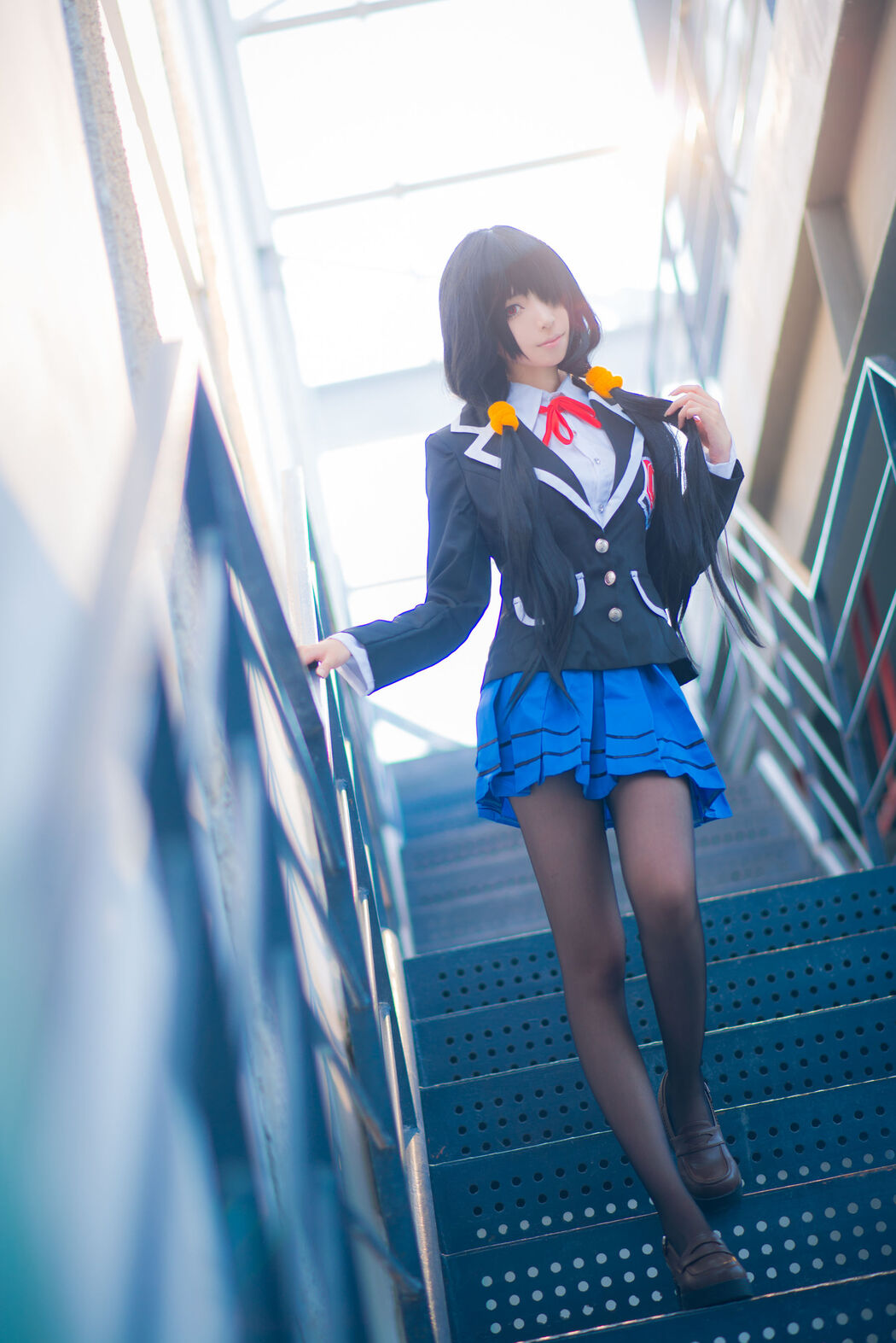 [COS Welfare] Long Legs Coser Qingqingzi Js - Crazy Three School Uniforms