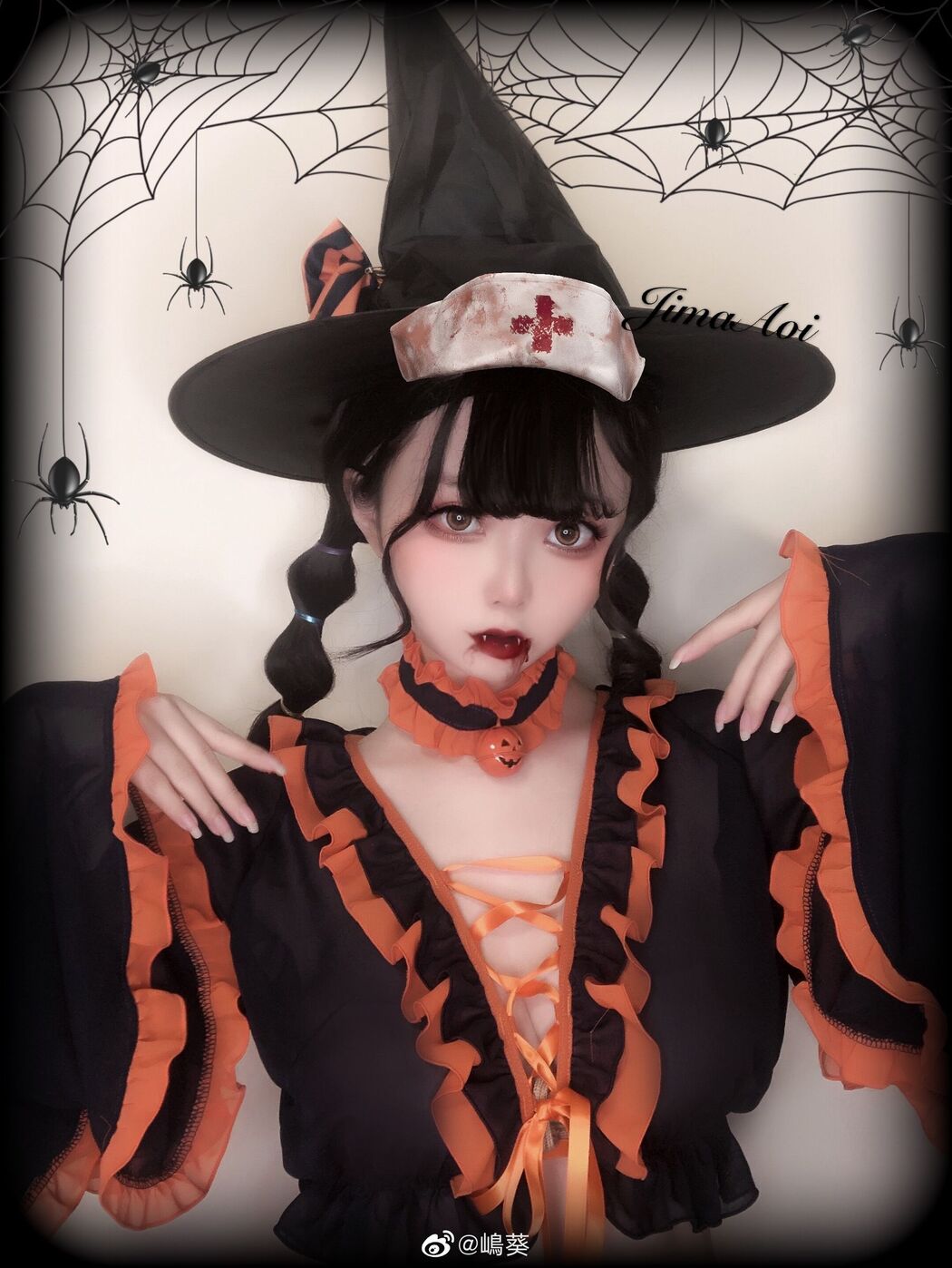 Weibo Coser Shima Aoi "Halloween Little Devil"