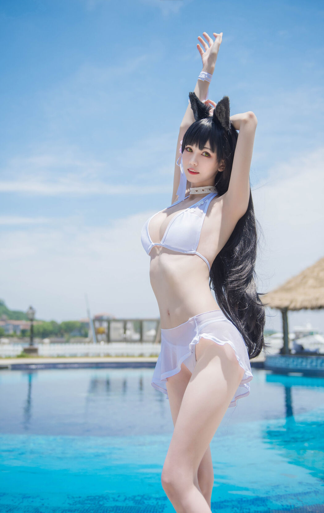 COSER your negative Qing "Atago Swimsuit" [COSPLAY benefits]