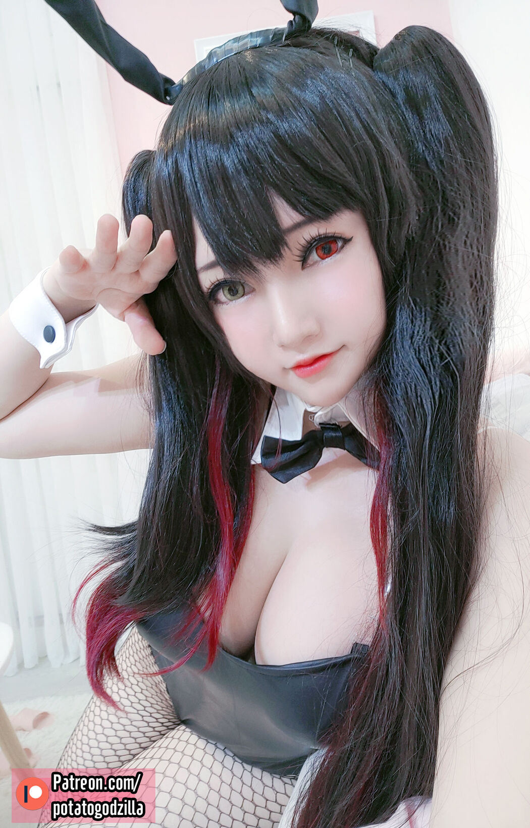 [COS Welfare] Miss Coser Potato Godzilla - Kurumi Tokisaki Bunny Girl