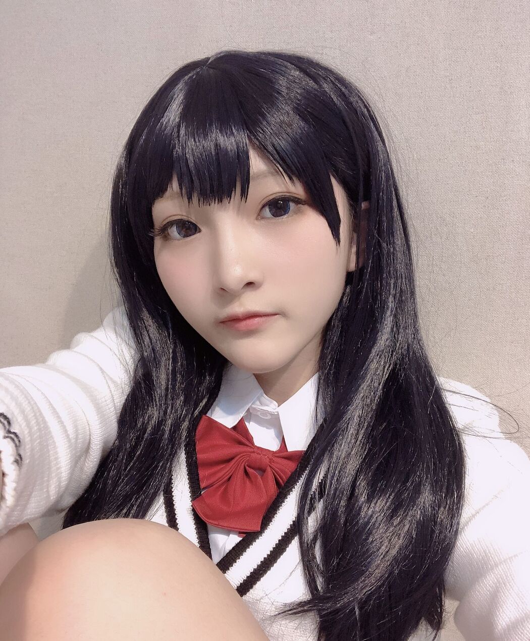 COSER Xiaoding "Bicycle Girl Vinyl Sexy Net Shirt" [Fantasy Factory]