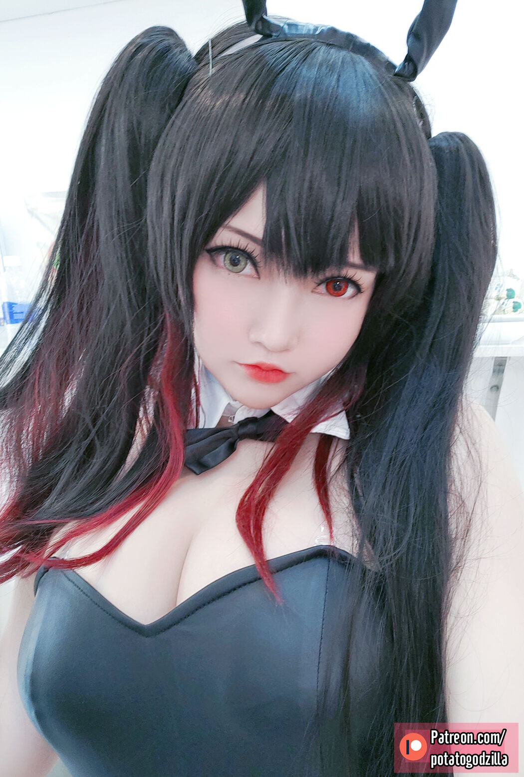 [COS Welfare] Miss Coser Potato Godzilla - Kurumi Tokisaki Bunny Girl