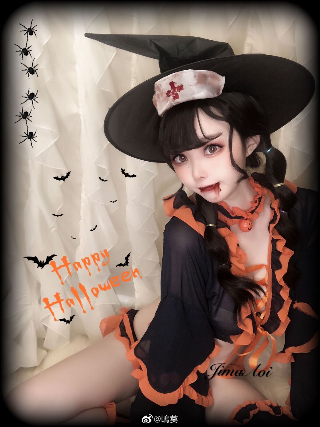 Weibo Coser Shima Aoi "Halloween Little Devil"