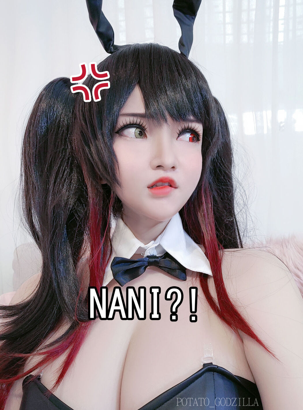 [COS Welfare] Miss Coser Potato Godzilla - Kurumi Tokisaki Bunny Girl