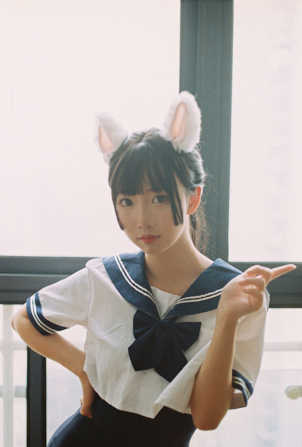 [COS Welfare] Cute and popular Coser Noodle Fairy - Sailor Suit Dead Pool Water