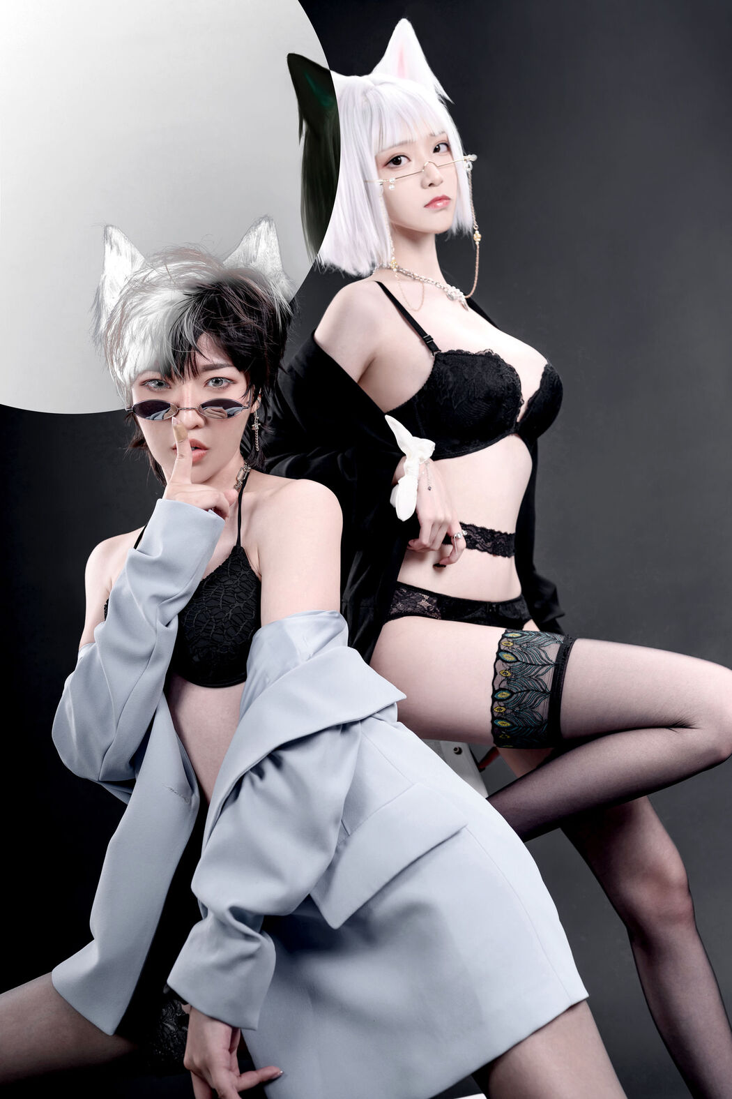 [COS Welfare] Long Legs Coser Qingqingzi Js & Li Ling - Fox and Wolf