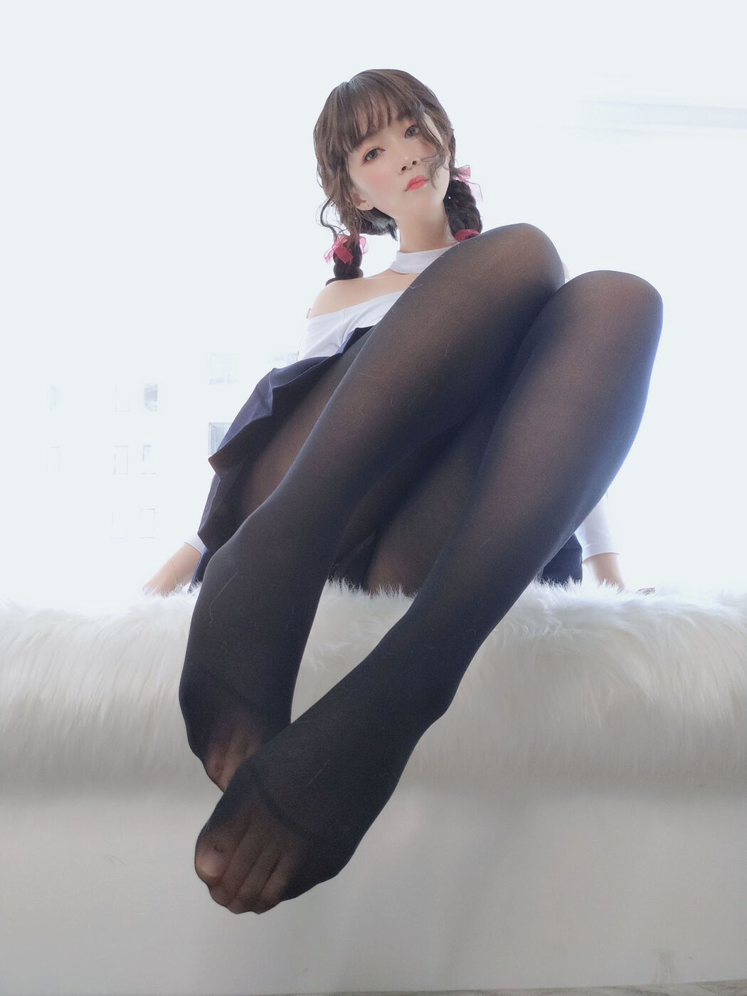 COSER Silver 81 "Big Sister Next Door's Black Silk 2" [COSPLAY Girl]