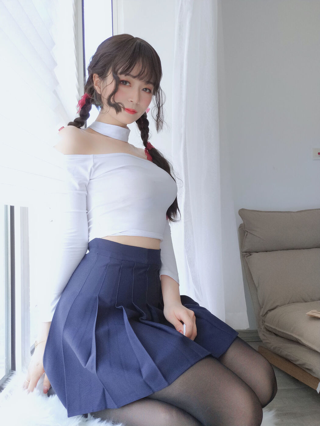 COSER Silver 81 "Big Sister Next Door's Black Silk 2" [COSPLAY Girl]