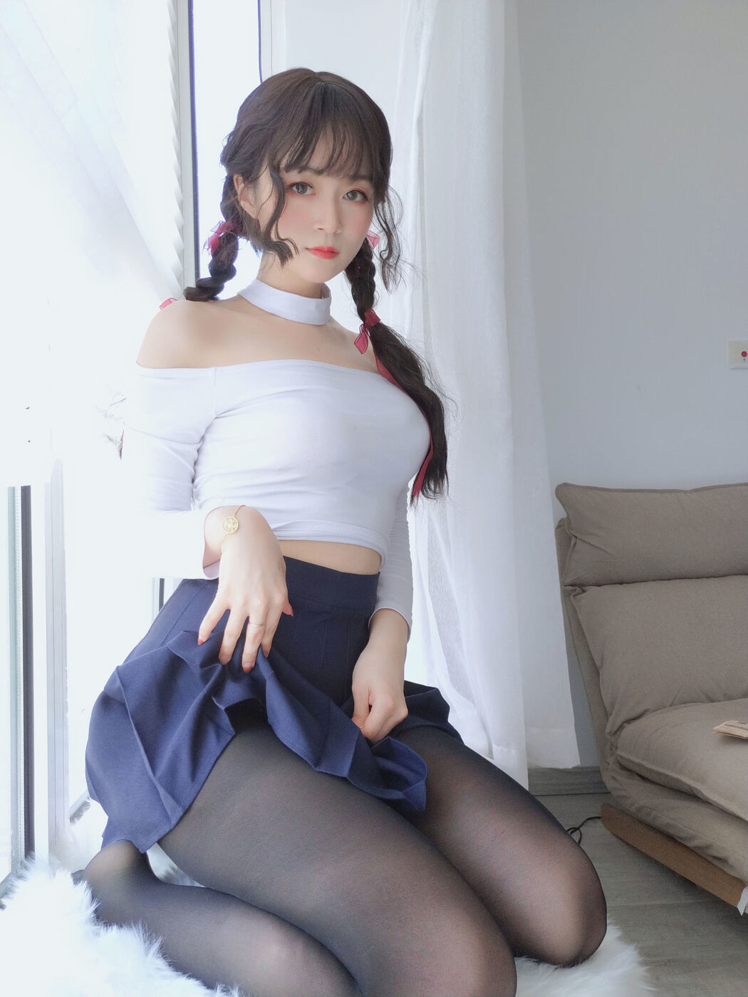 COSER Silver 81 "Big Sister Next Door's Black Silk 2" [COSPLAY Girl]