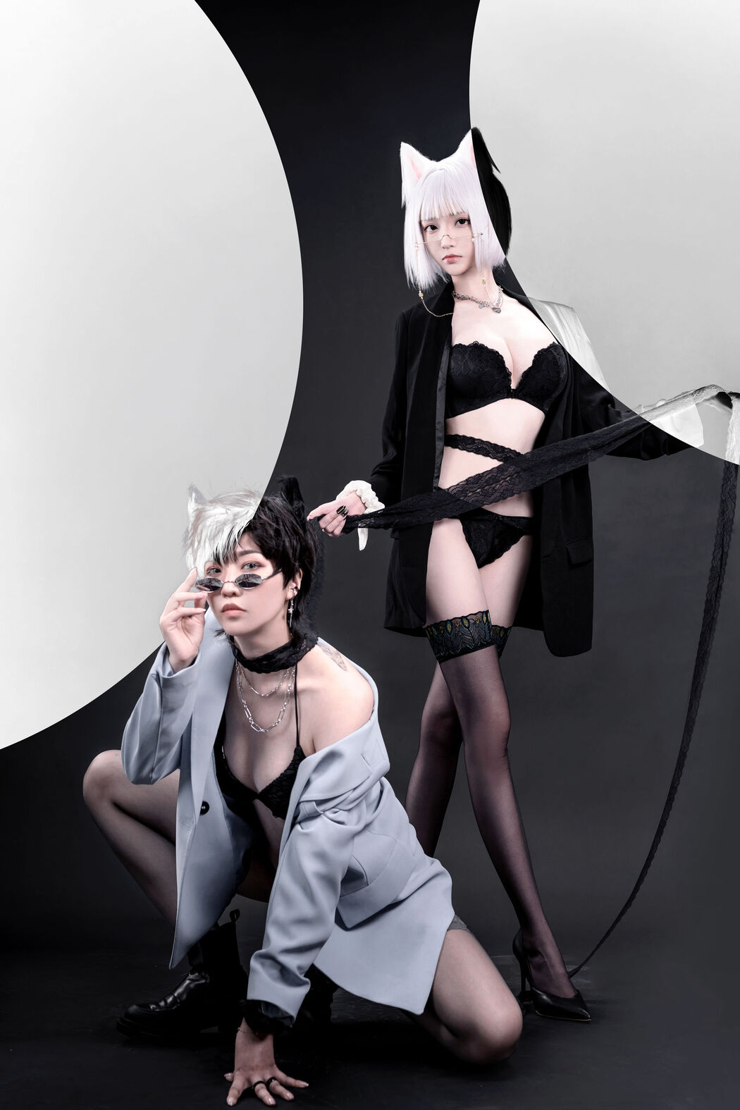 [COS Welfare] Long Legs Coser Qingqingzi Js & Li Ling - Fox and Wolf