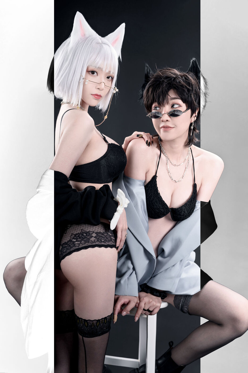 [COS Welfare] Long Legs Coser Qingqingzi Js & Li Ling - Fox and Wolf