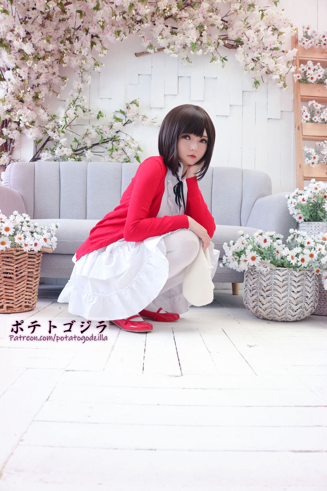 [COS Welfare] Miss Coser Potato Godzilla - Megumi Kato