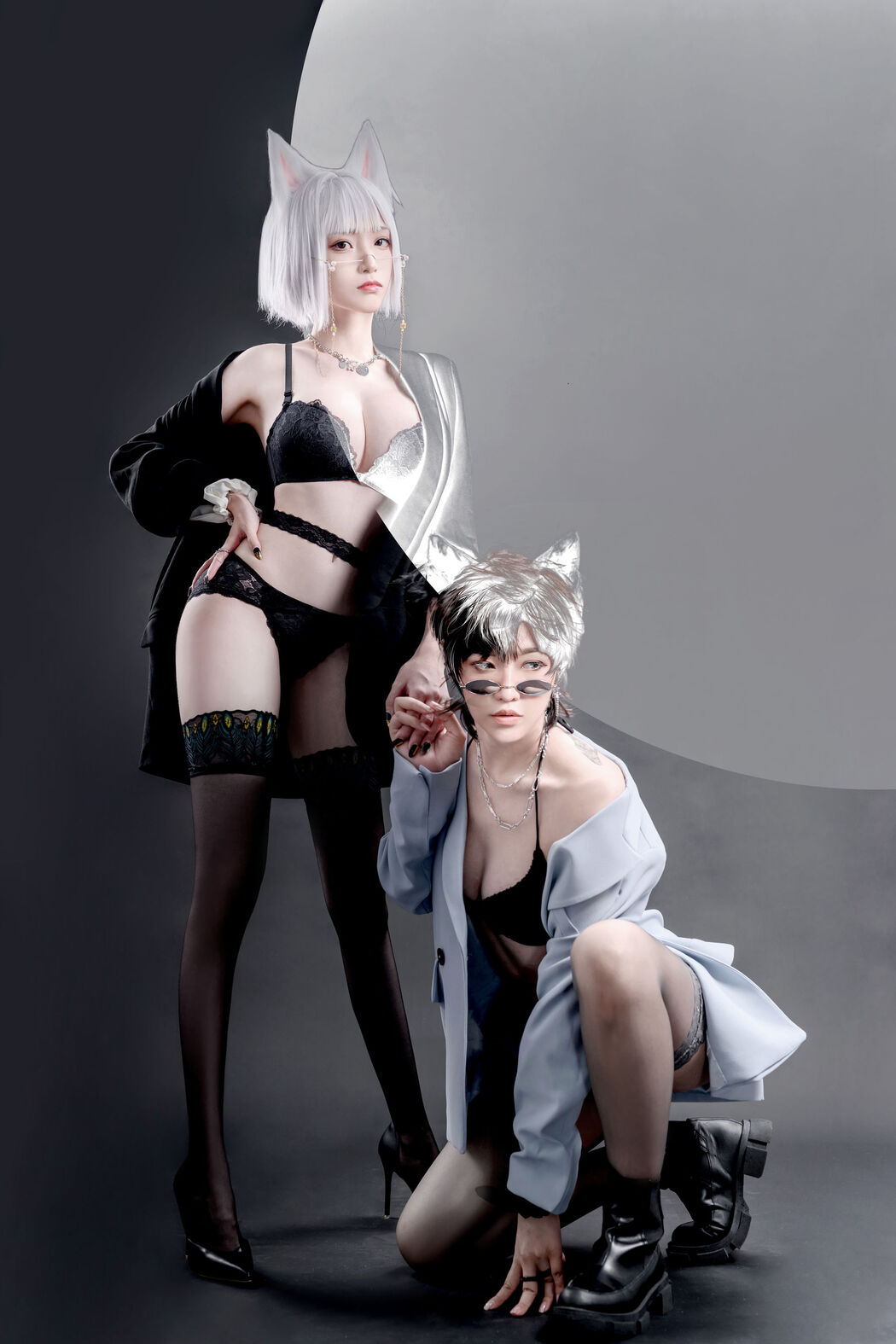 [COS Welfare] Long Legs Coser Qingqingzi Js & Li Ling - Fox and Wolf