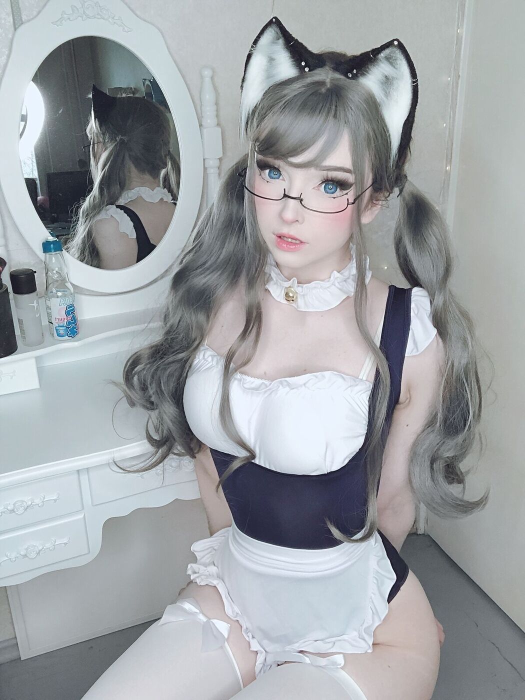 Coser@Candy_Ball &#8211; Maid Swimsuit