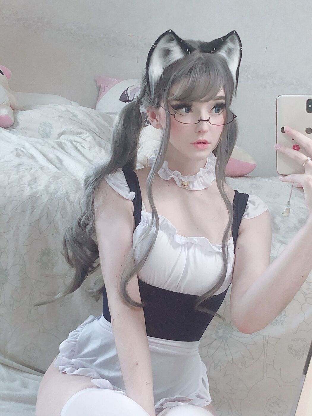 Coser@Candy_Ball &#8211; Maid Swimsuit