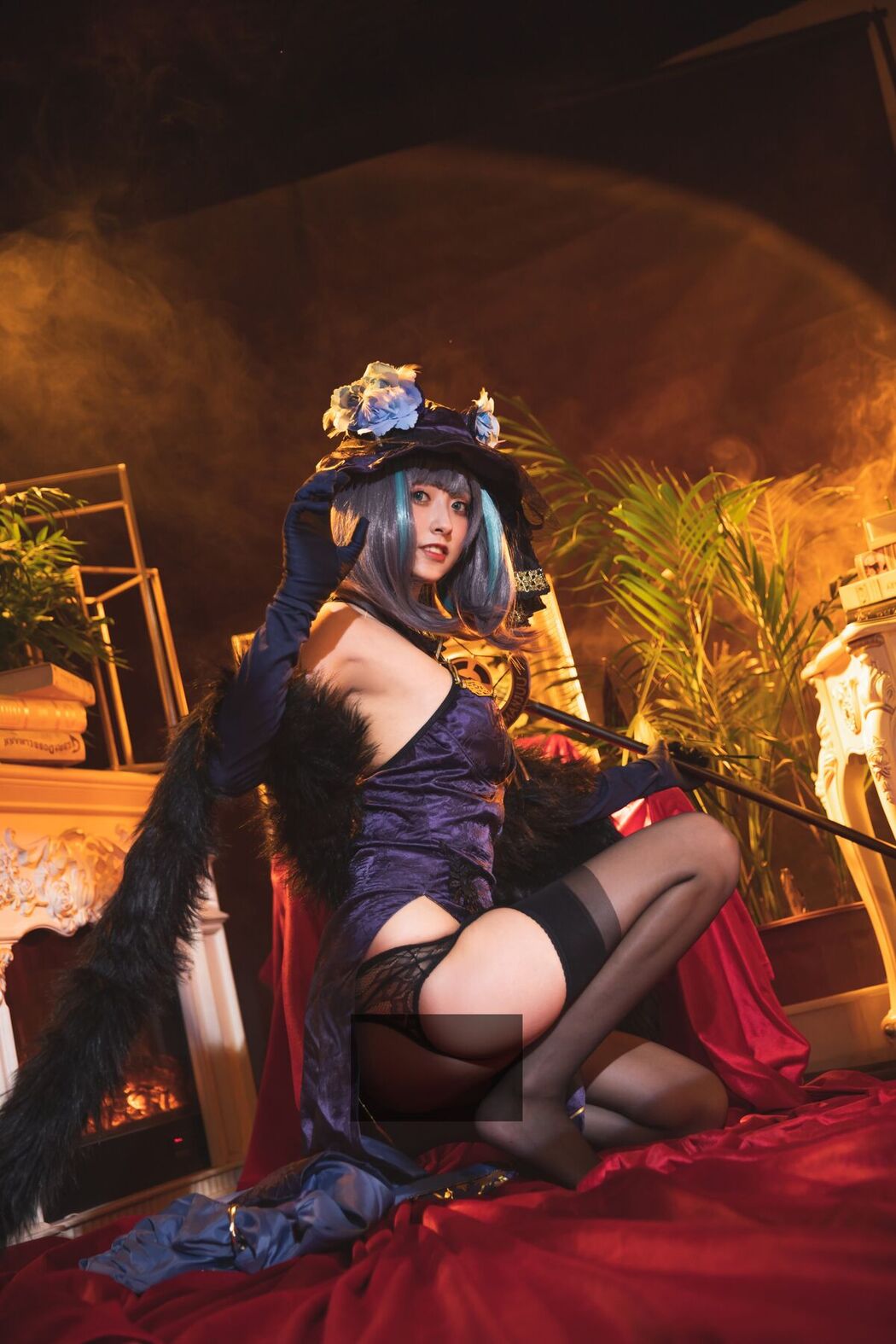 Coser@Luisa零纱 – 柴郡旗袍