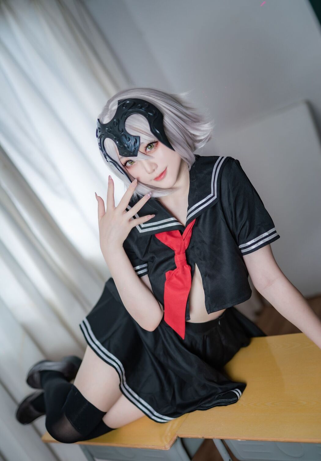 Coser@Halo_酱 – 黑贞校服