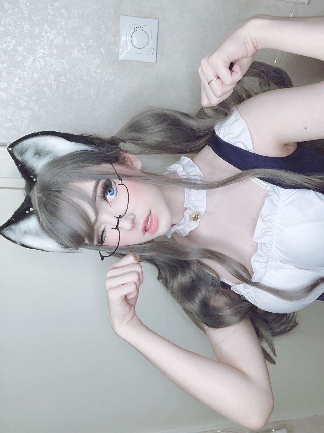 Coser@Candy_Ball &#8211; Maid Swimsuit