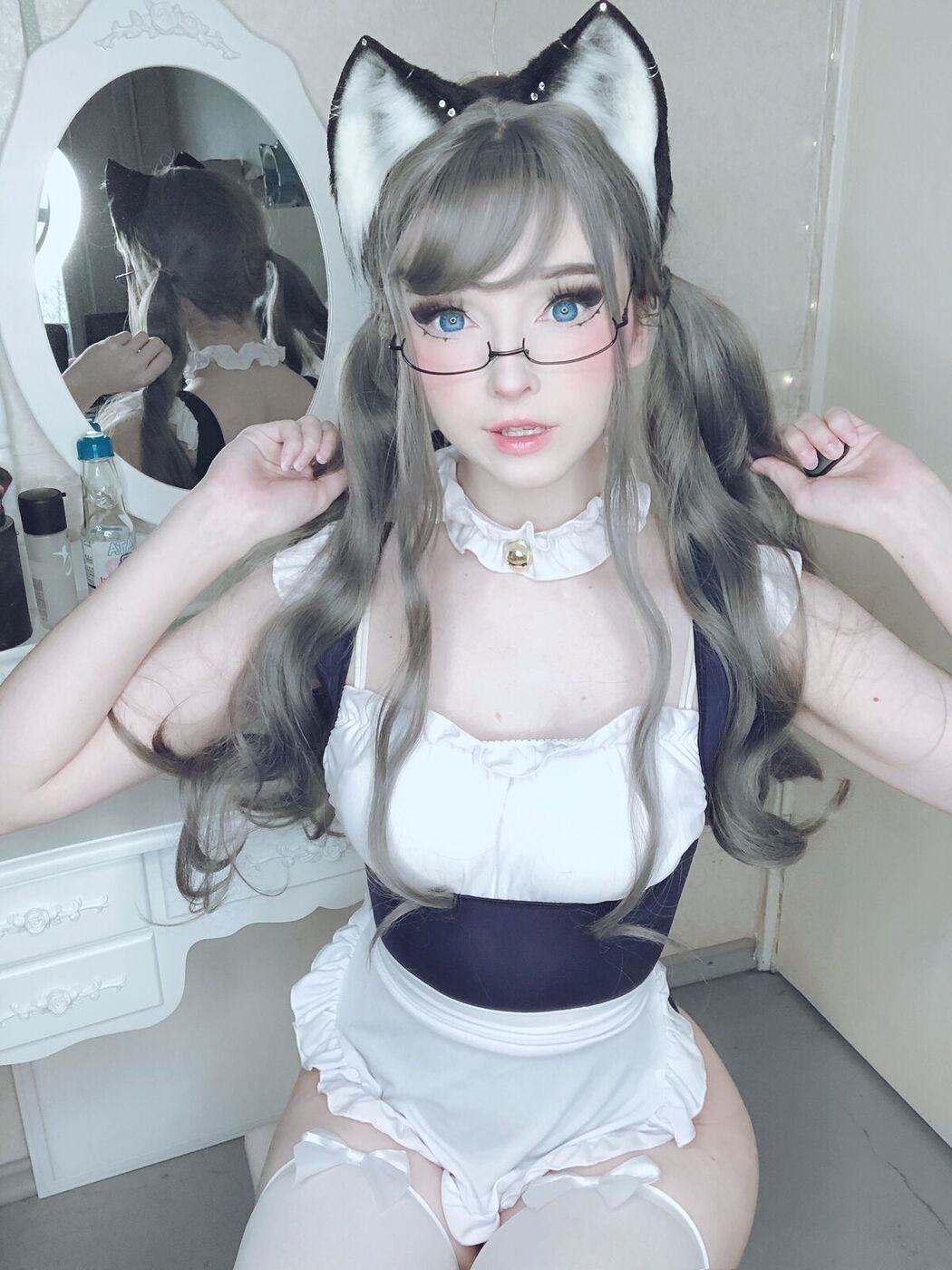 Coser@Candy_Ball &#8211; Maid Swimsuit