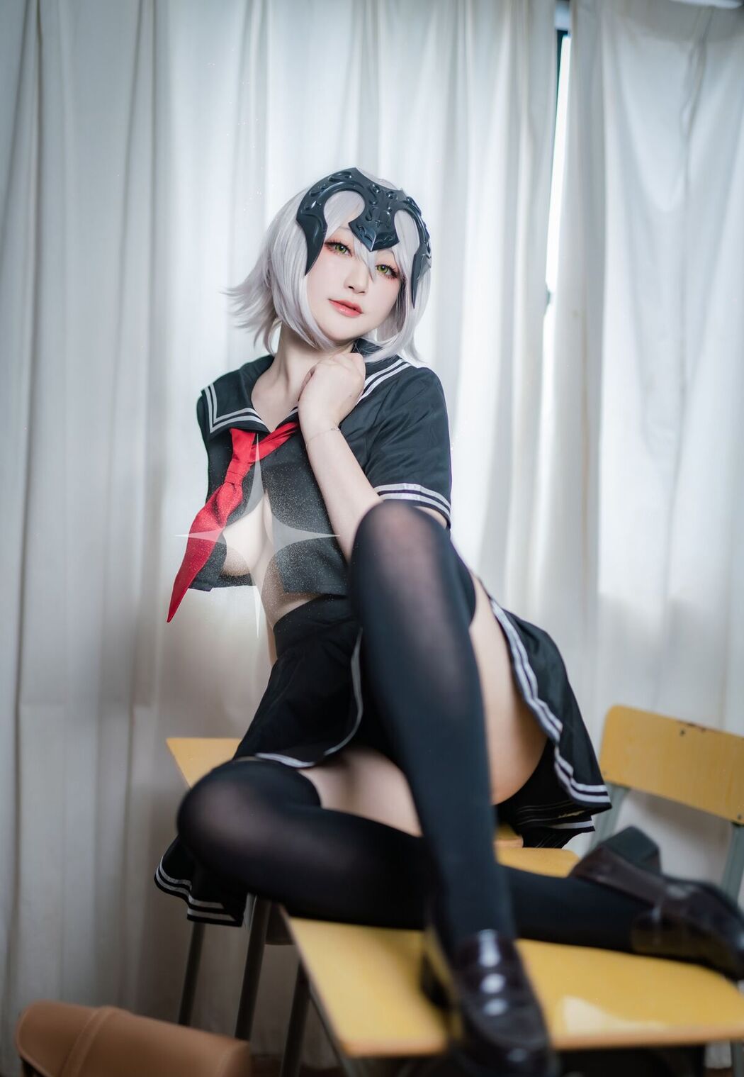 Coser@Halo_酱 – 黑贞校服