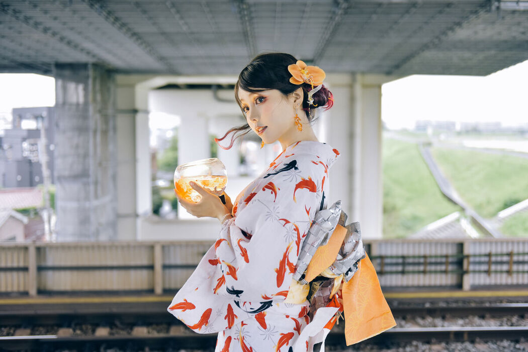 Coser@ElyEE子 Ely_eee &#8211; Goldfish Stroll 金魚散步