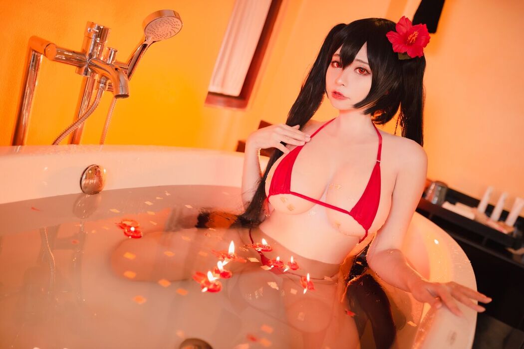 Coser@MeenFox &#8211; Taihou Azur Lane Micro Bikini Suit 18