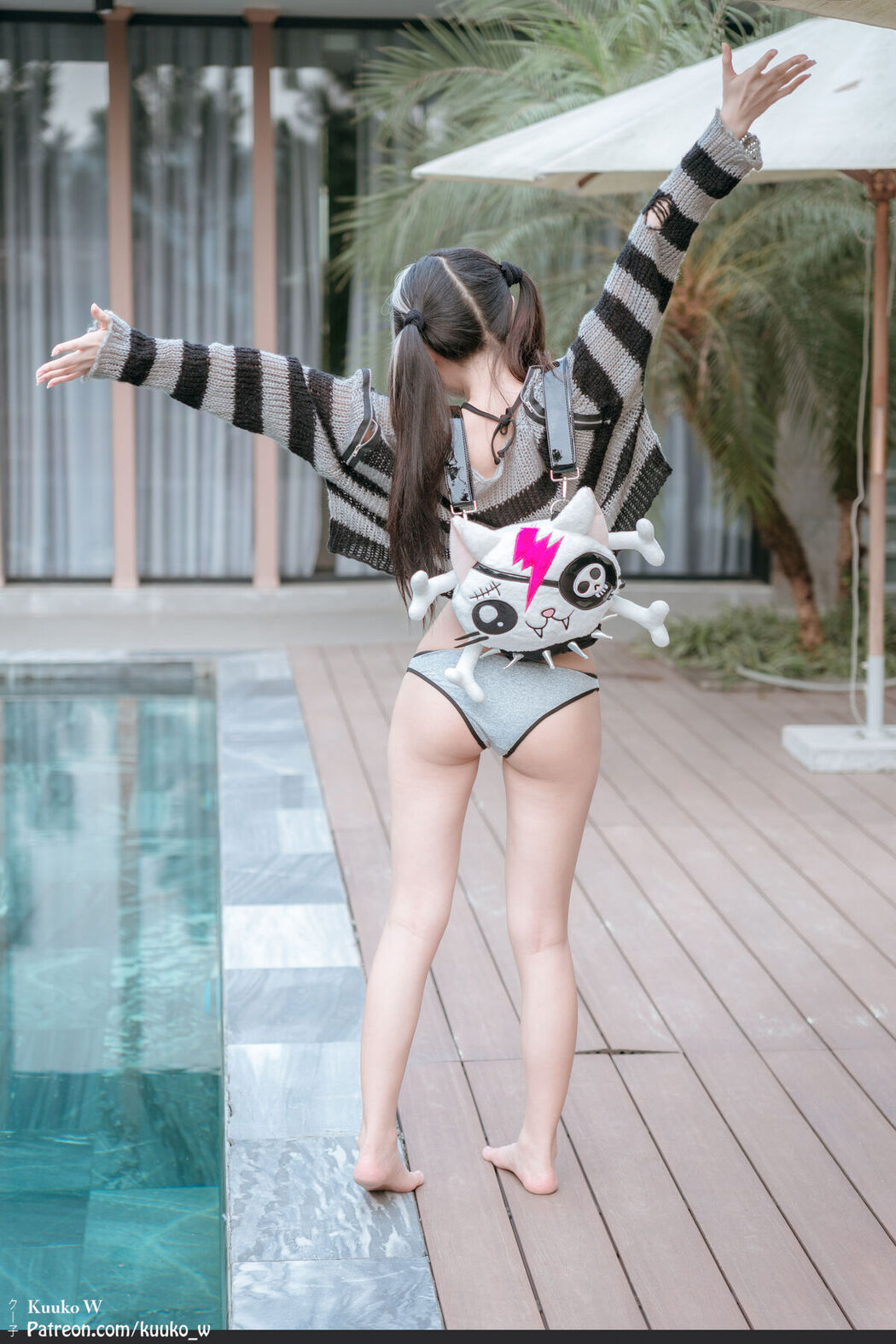 Coser@KuukoW No.171 Grey Bikini