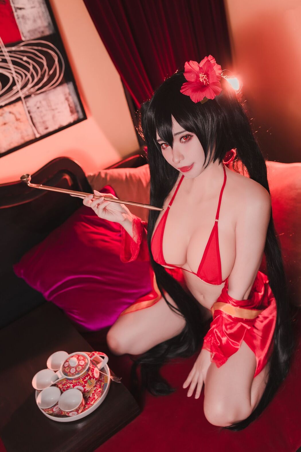 Coser@MeenFox &#8211; Taihou Azur Lane Micro Bikini Suit 18