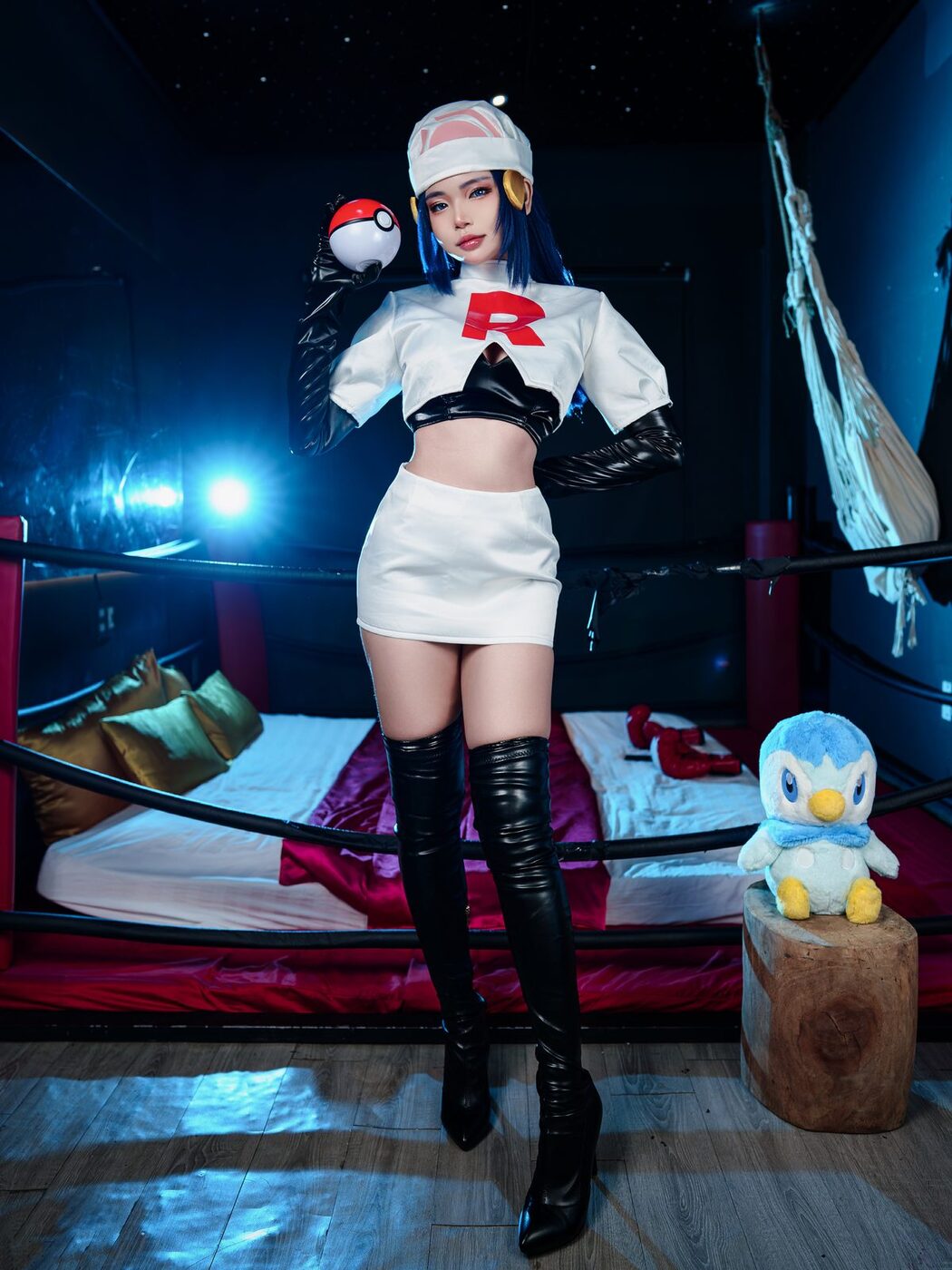 Coser@ZinieQ – Dawn Pokemon In Team Rocket Costume