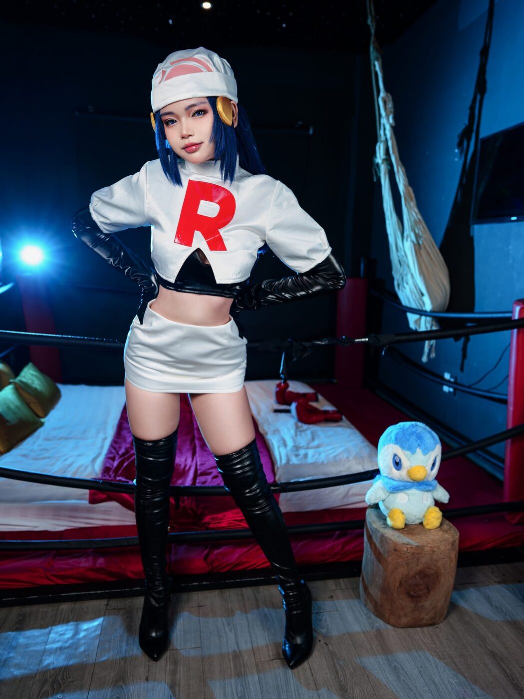 Coser@ZinieQ – Dawn Pokemon In Team Rocket Costume