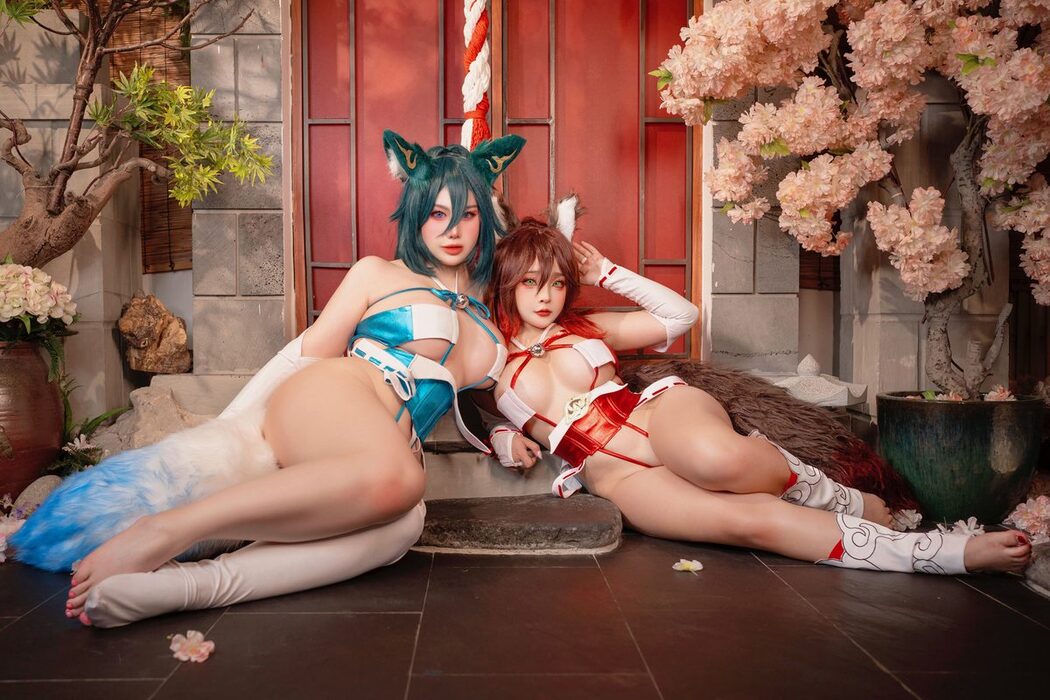 Coser@Sayo Momo x Noi Oogami – HSR Tingyun x Yukong