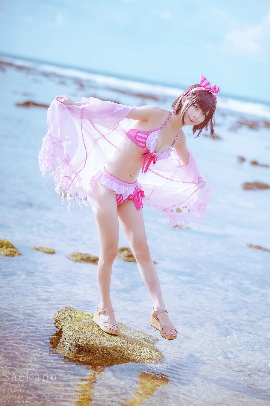 Coser@沖田凜花Rinka – 加藤恵 水着ver. 冴えない彼女の育てかた