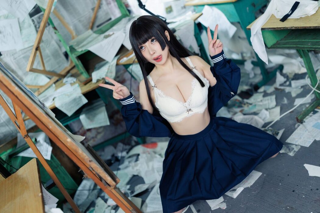 Coser@胡桃猫Kurumineko – 反差学妹 B