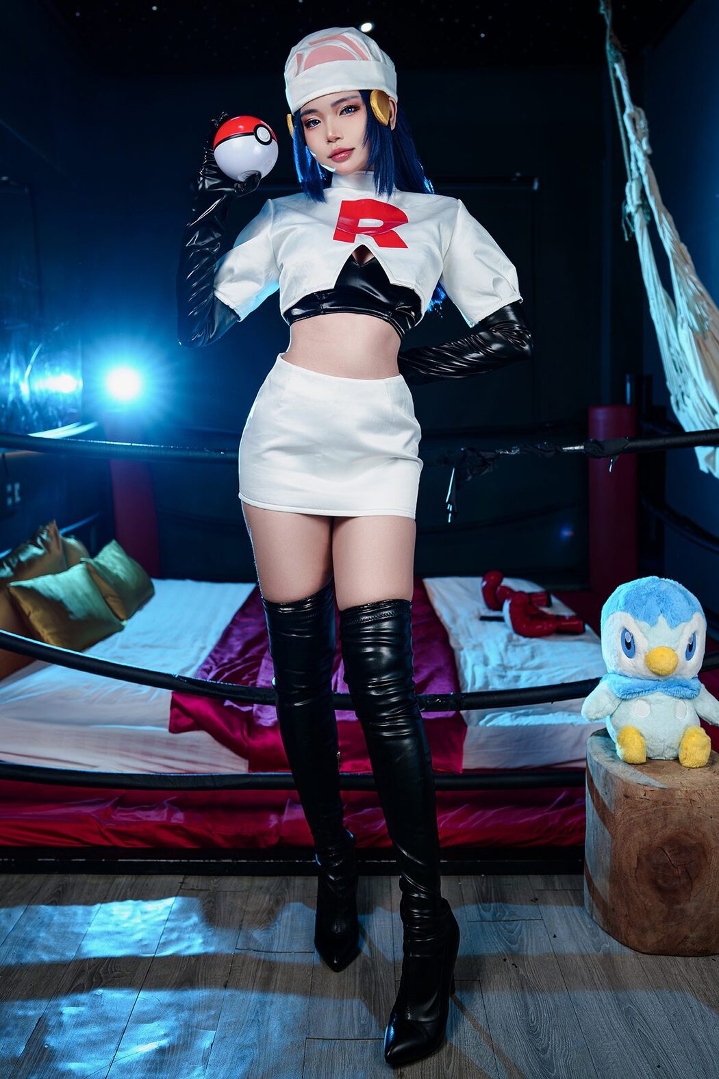 Coser@ZinieQ – Dawn Pokemon In Team Rocket Costume Cover Photo