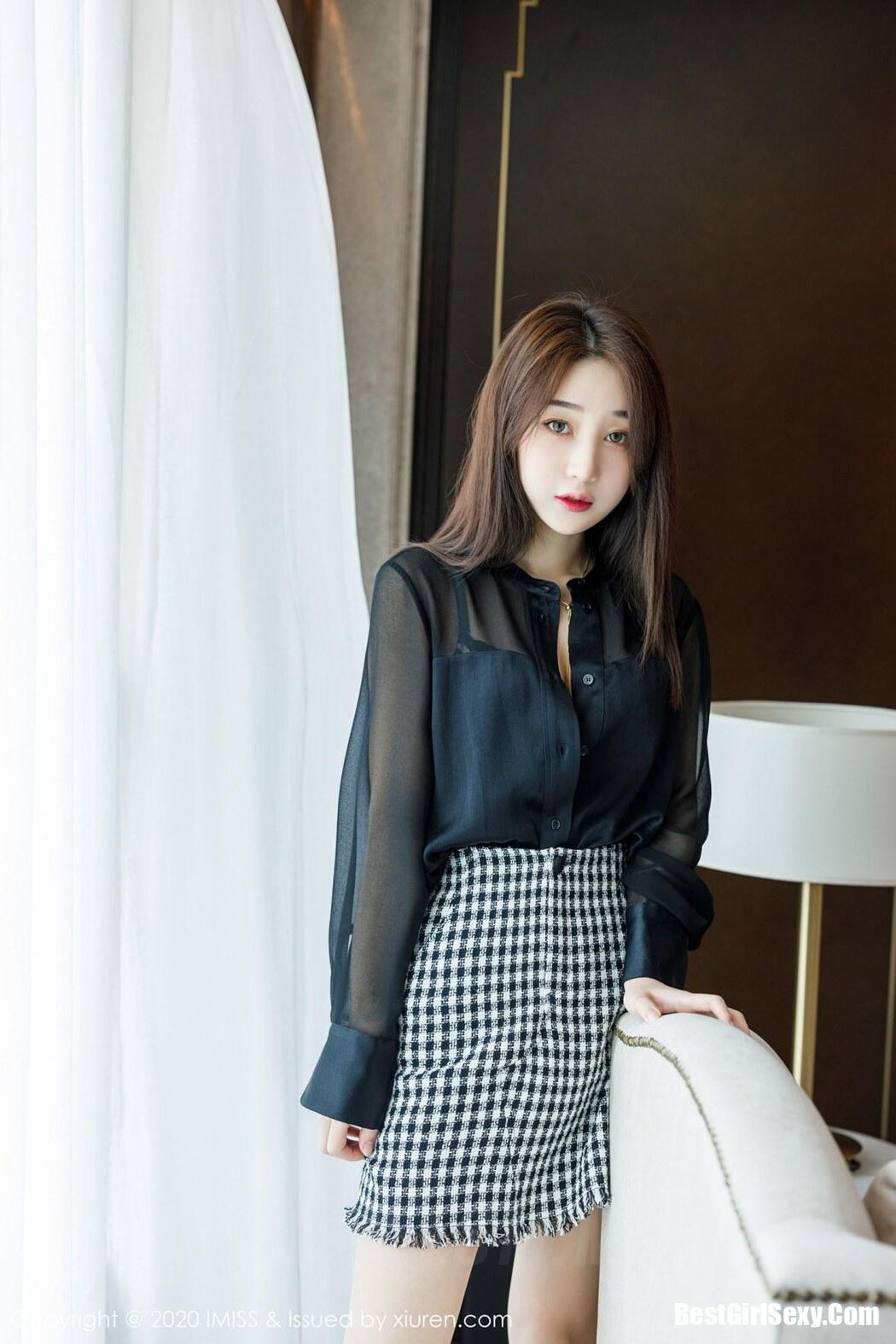 [IMISS] Vol.454 Stockings beautiful legs photo Xiao Jiu Yue