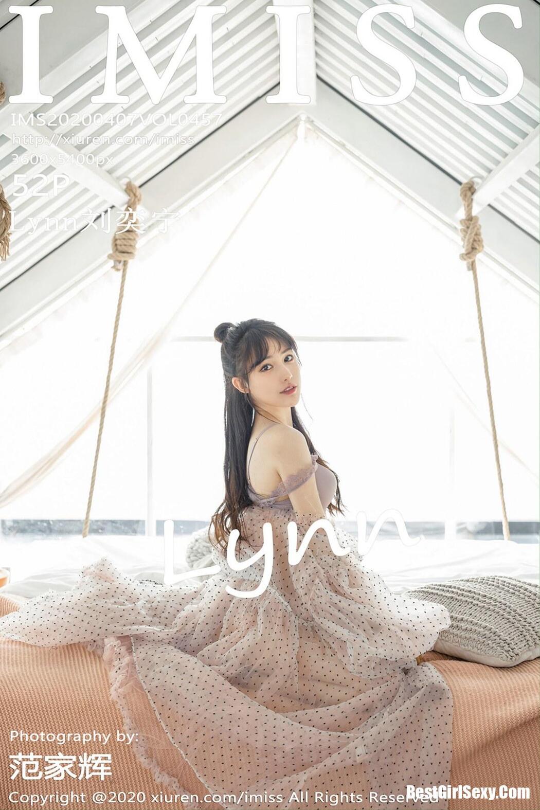 [IMISS] Vol.457 Liu Yi Ning Temperament Goddess Sexy Photo Cover Photo