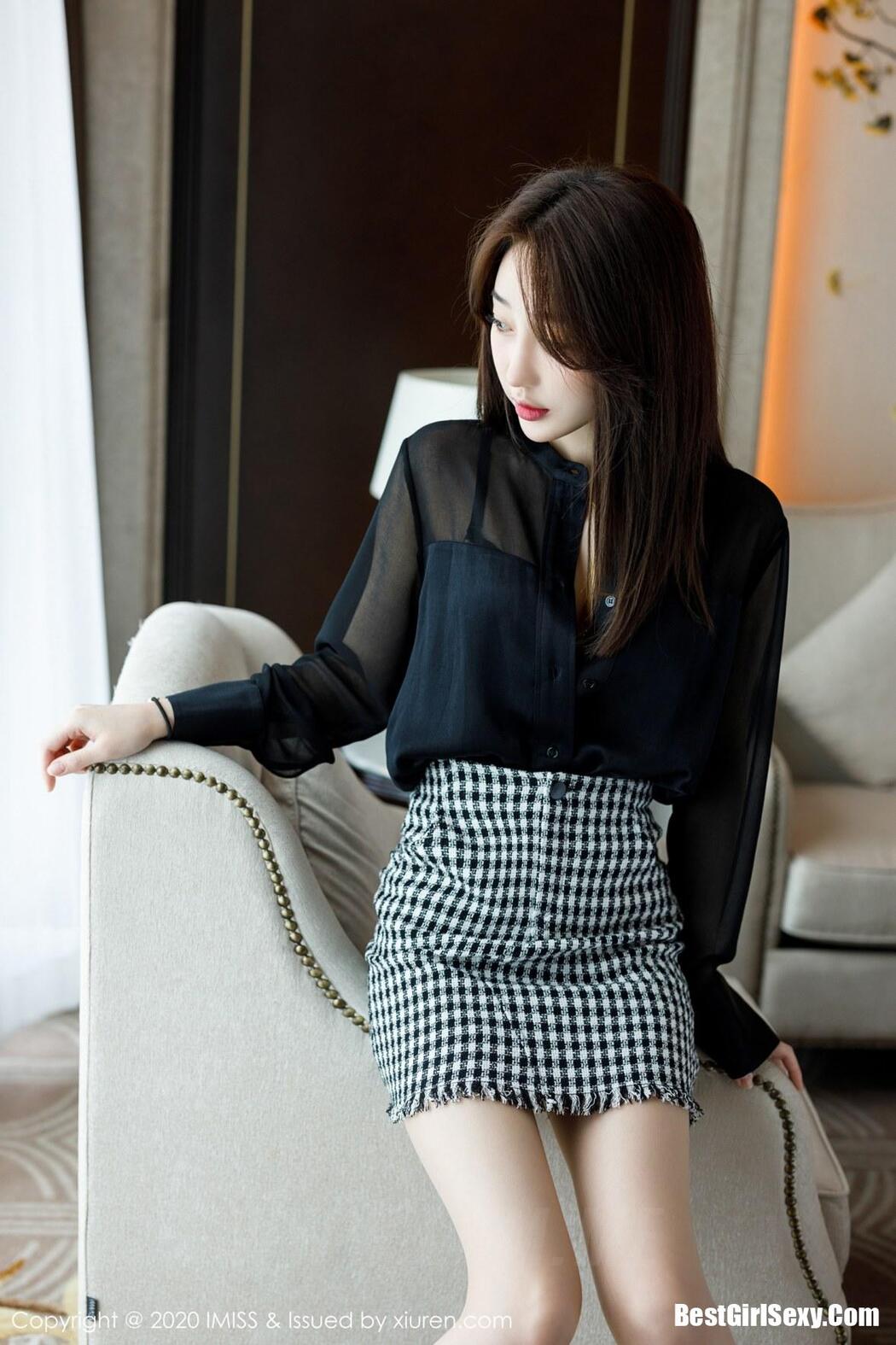 [IMISS] Vol.454 Stockings beautiful legs photo Xiao Jiu Yue