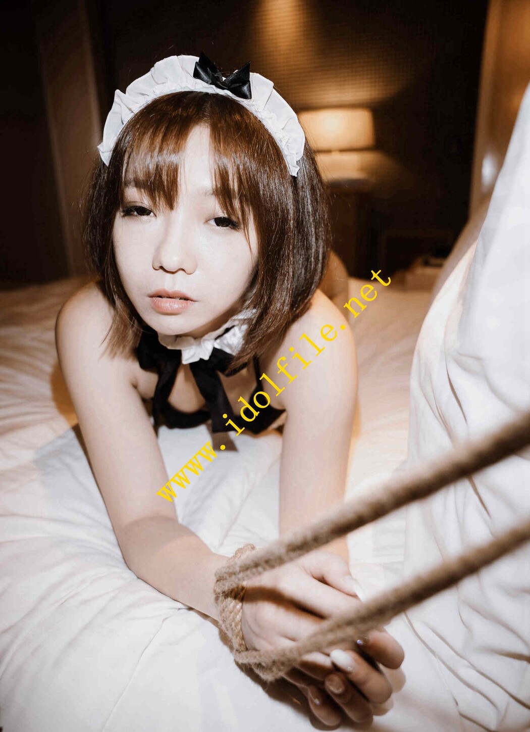 JVID精品 四点全开单点性玩物美尻钟点女仆 玩具 束缚 性玩物 丝袜淫穴爆表 Set.02