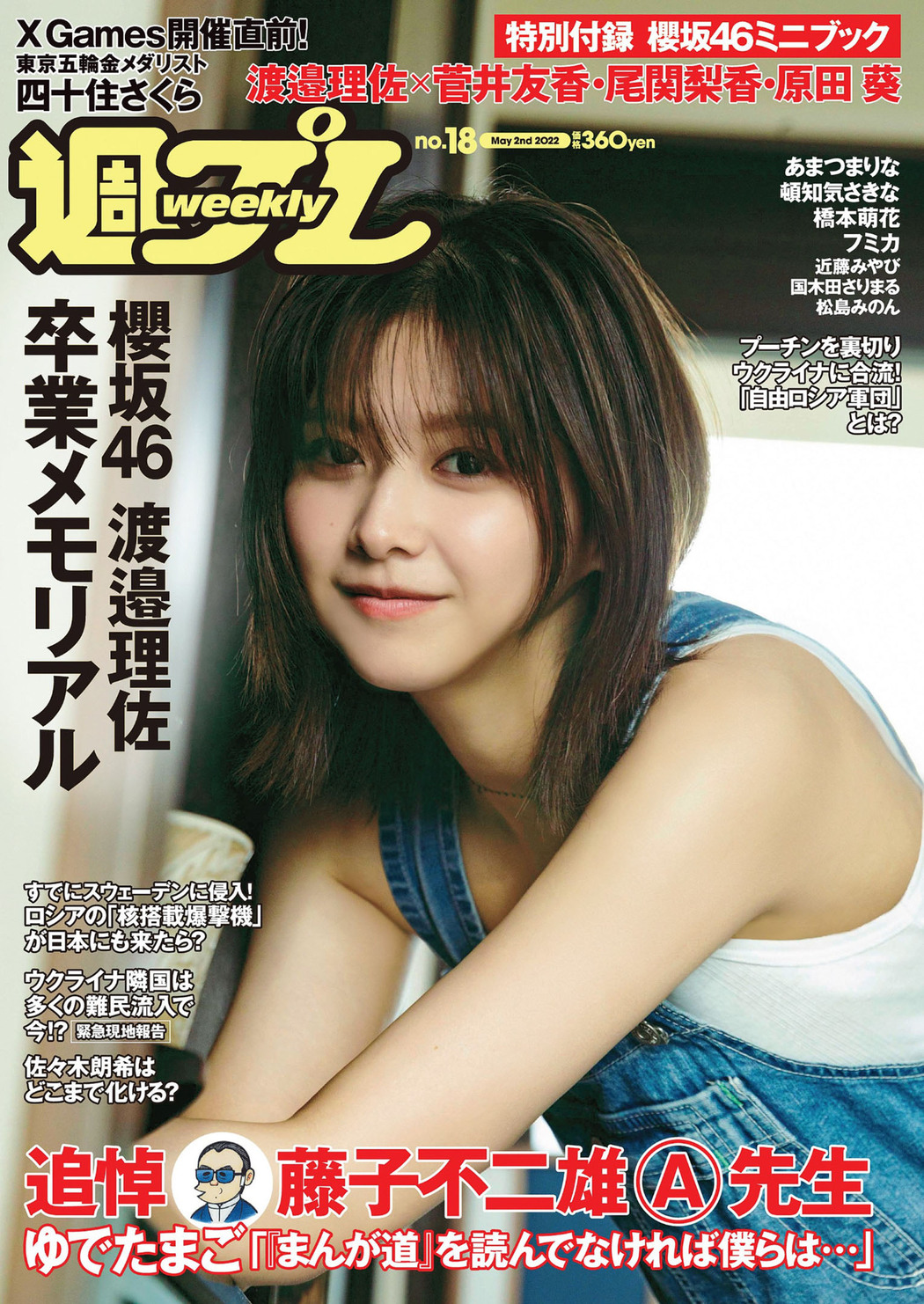 Risa Watanabe 渡邉理佐, Weekly Playboy 2022 No.18 (週刊プレイボーイ 2022年18号) Cover Photo