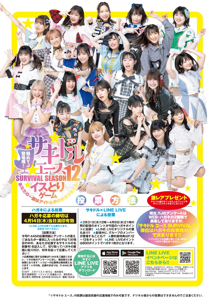 サキドルエース Survival Season 12, Young Jump 2022 No.18 (ヤングジャンプ 2022年18号)