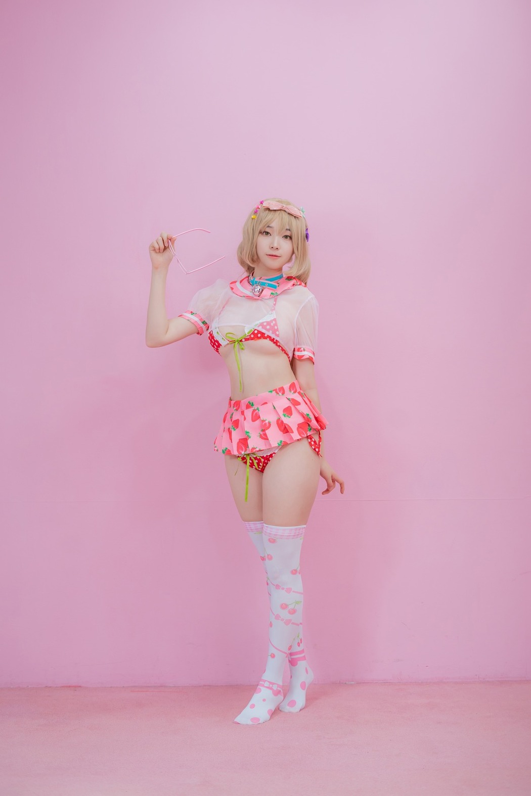 Bambi 밤비, [CreamSoda] Over knee socks Set.01