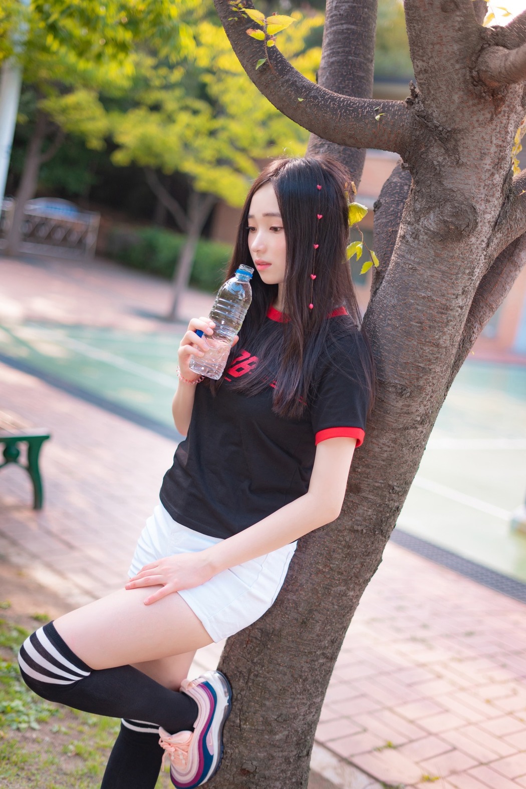 Bambi 밤비, [CreamSoda] Over knee socks Set.03