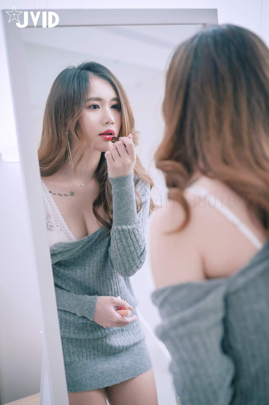 JVID精品 美乳女神Jessica到友人家看貓被強制高潮 Set.01