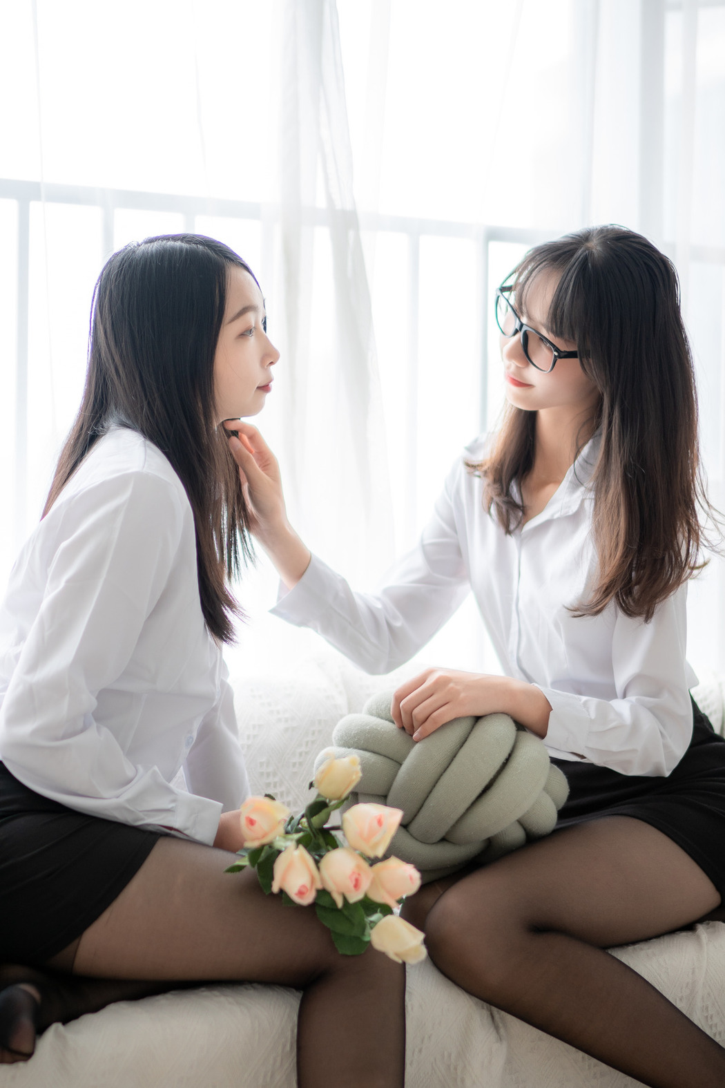 JVID精品 西呱呀呀呀 - 黑絲雙人百合