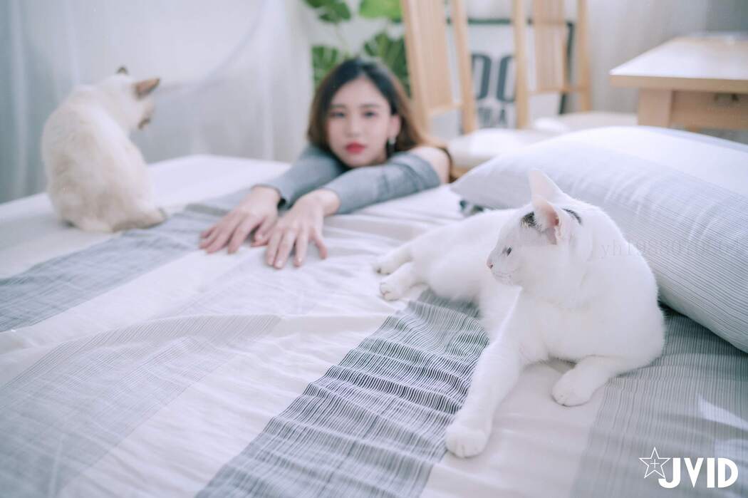 JVID精品 美乳女神Jessica到友人家看貓被強制高潮 Set.01