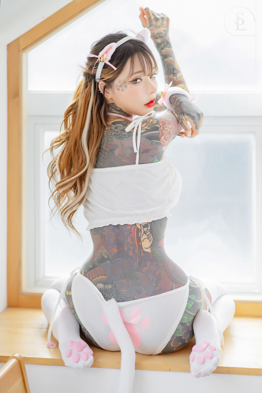 YoKo 요코, [SAINT Photolife] Vol.01 Cat Bride Set.01