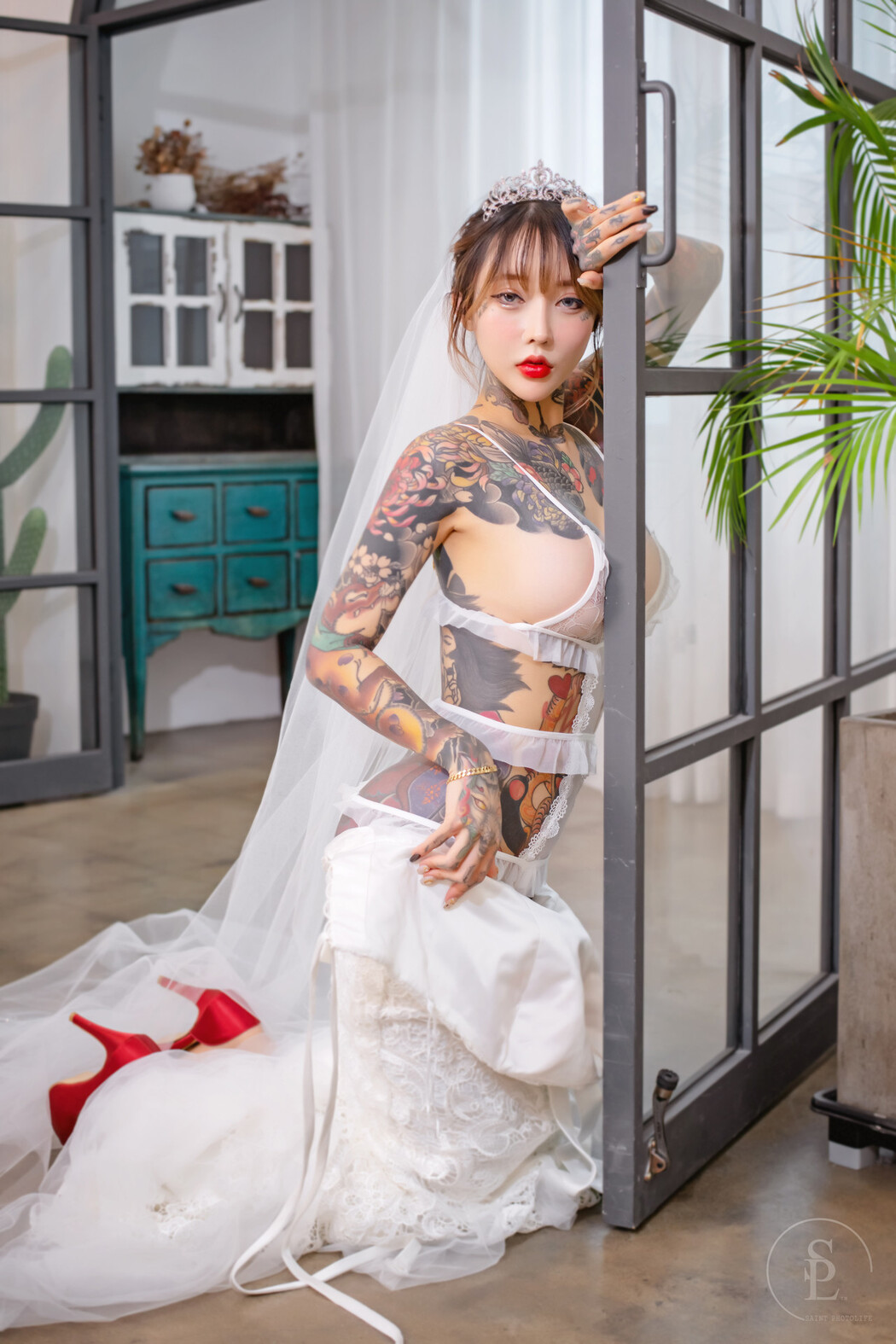 YoKo 요코, [SAINT Photolife] Vol.01 Cat Bride Set.02
