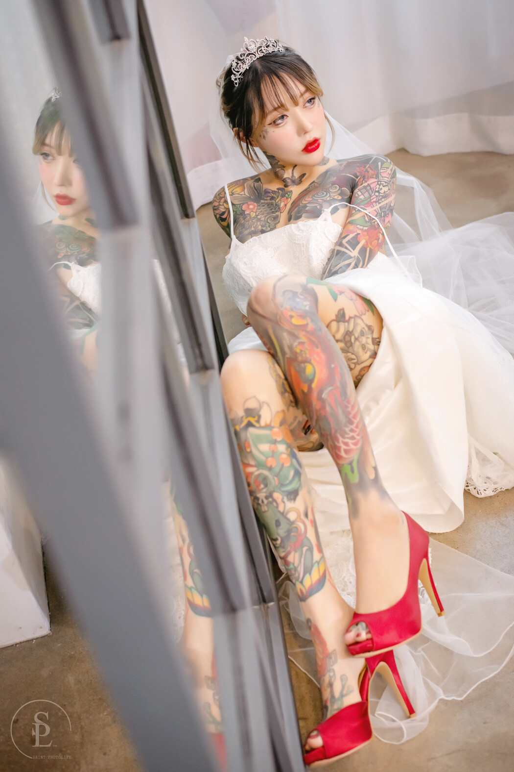 YoKo 요코, [SAINT Photolife] Vol.01 Cat Bride Set.02