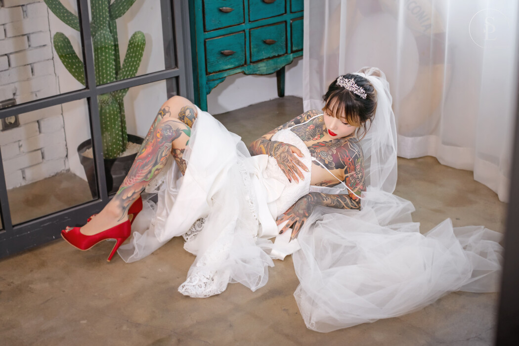 YoKo 요코, [SAINT Photolife] Vol.01 Cat Bride Set.02